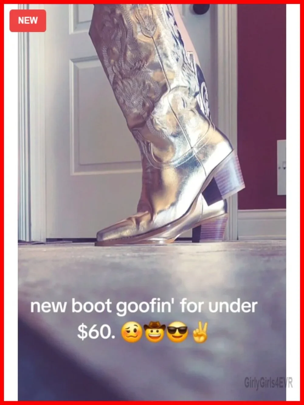 Sparkly Embroidered Cowboy Boots for Women Wide Calf Chunky Heel